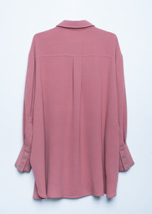 Oversized jazz shirt-Old rose by CLP