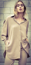 Load image into Gallery viewer, Oversized jazz shirt-Beige by CLP