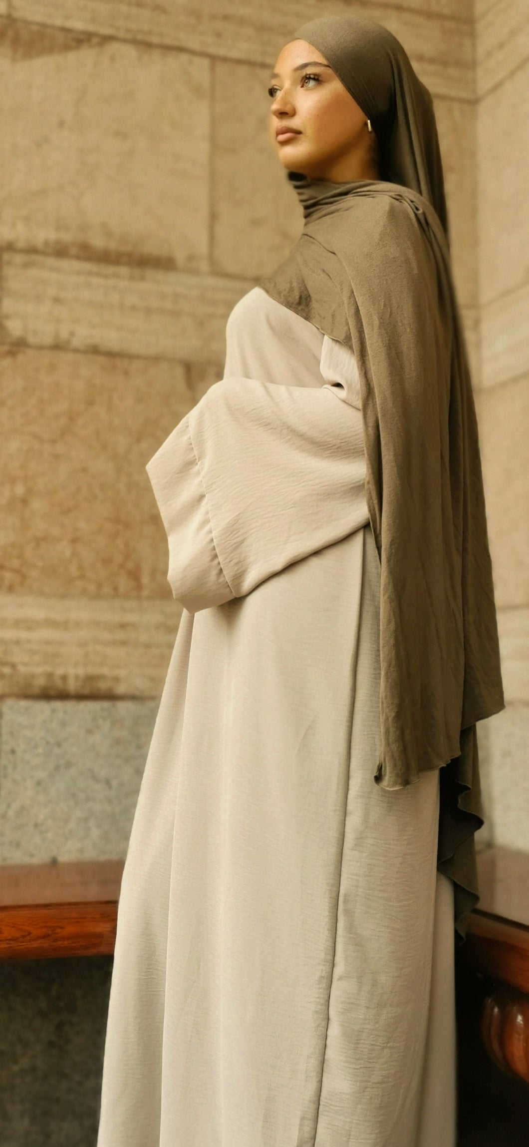 Jazz Abaya XL sleeve-Oat