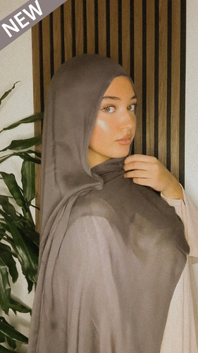 Mästore Bamboo Modal Hijab-Khaki Grey