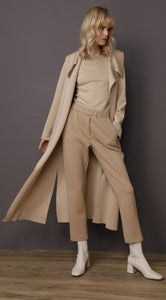 Scuba coat-Beige by Noi