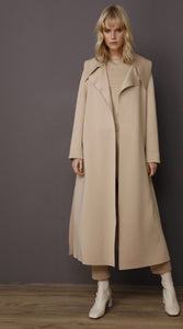 Scuba coat-Beige by Noi