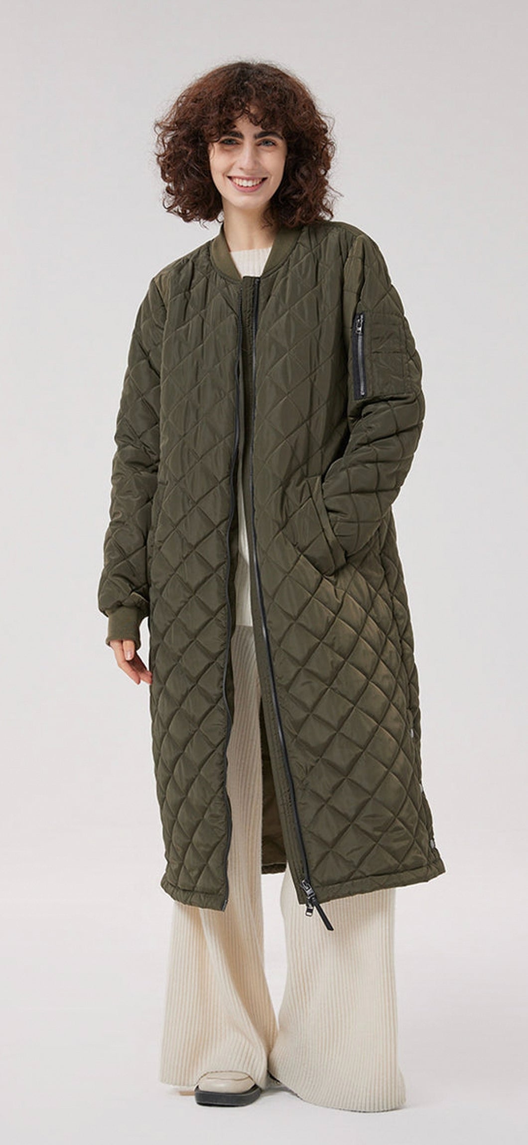 Quilted bomber coat by NAP