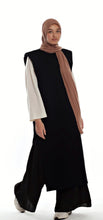 Load image into Gallery viewer, Dress with shoulder pads-Black by CLP