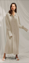 Load image into Gallery viewer, Drape shirt dress-Cream by NAP