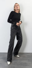 Load image into Gallery viewer, Straight high rise jeans-Grey by CLP