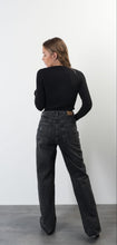 Load image into Gallery viewer, Straight high rise jeans-Grey by CLP