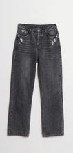 Load image into Gallery viewer, Straight high rise jeans-Grey by CLP