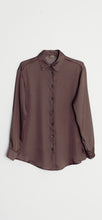 Load image into Gallery viewer, Mästore satin shirt-Brown