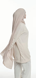 Jazz chiffon hijab-Ivory