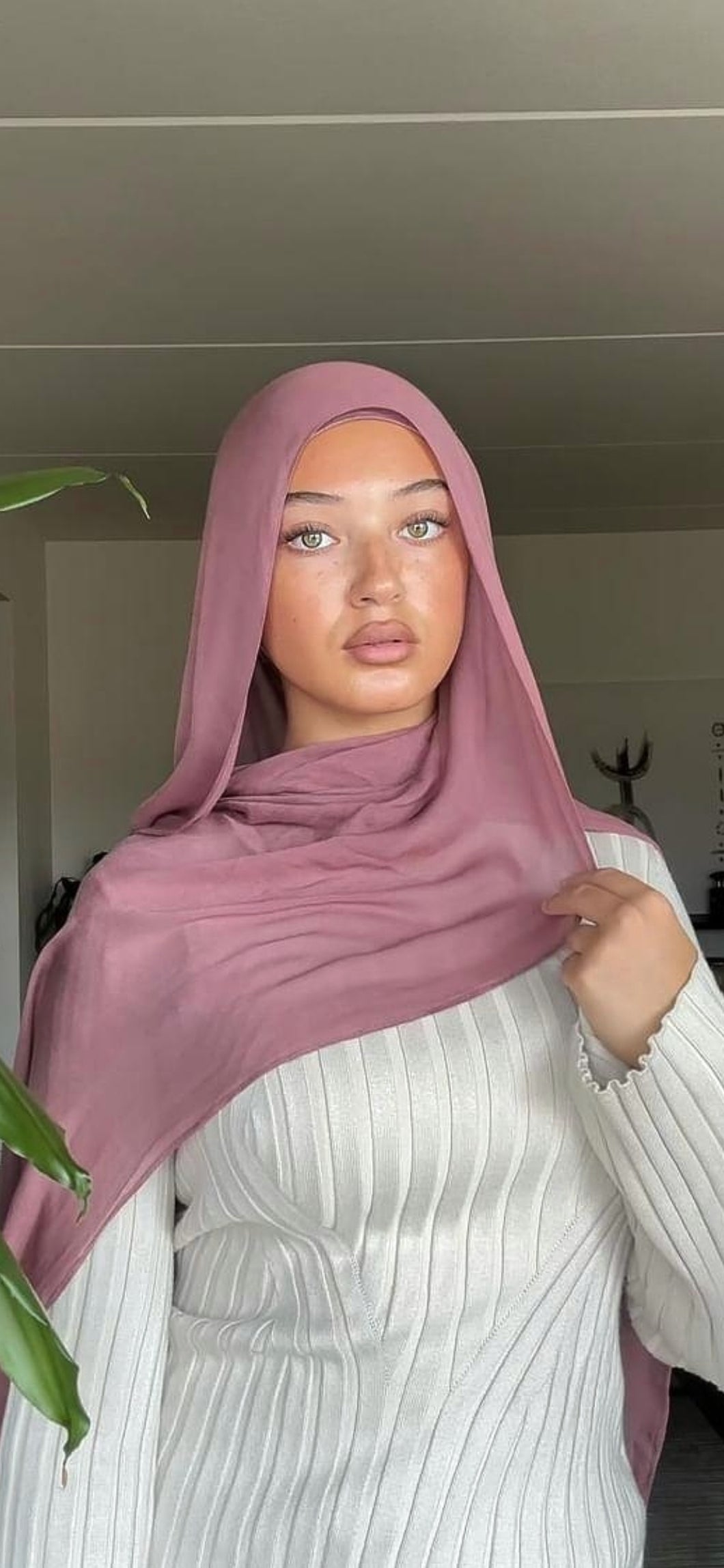 LW Bamboo Modal Hijab-Mystic Mauve