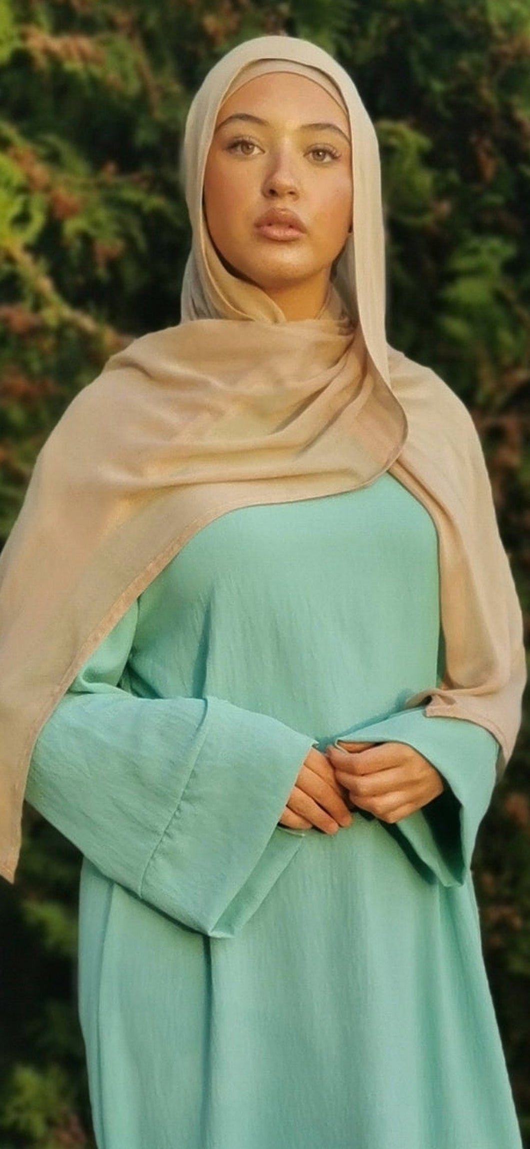 NEW! Jazz Abaya Tall-Tropical Green