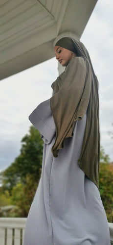 Jazz Abaya XL sleeve-Fog Grey