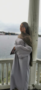 Jazz Abaya XL sleeve-Fog Grey