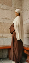 Load image into Gallery viewer, Jazz Abaya XL sleeve-Hot Chocolate