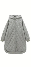 Load image into Gallery viewer, Oversize quilted parka-Taupe