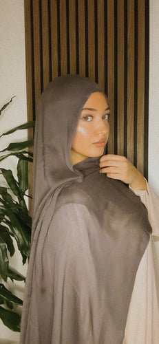 Mästore Bamboo Modal Hijab-Khaki Grey