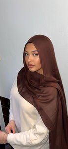 Mästore Bamboo Modal Hijab-Chocolate