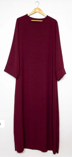 Jazz Abaya-Burgundy