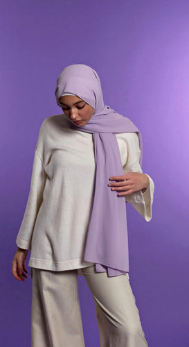 Chiffon hijab-Lilac