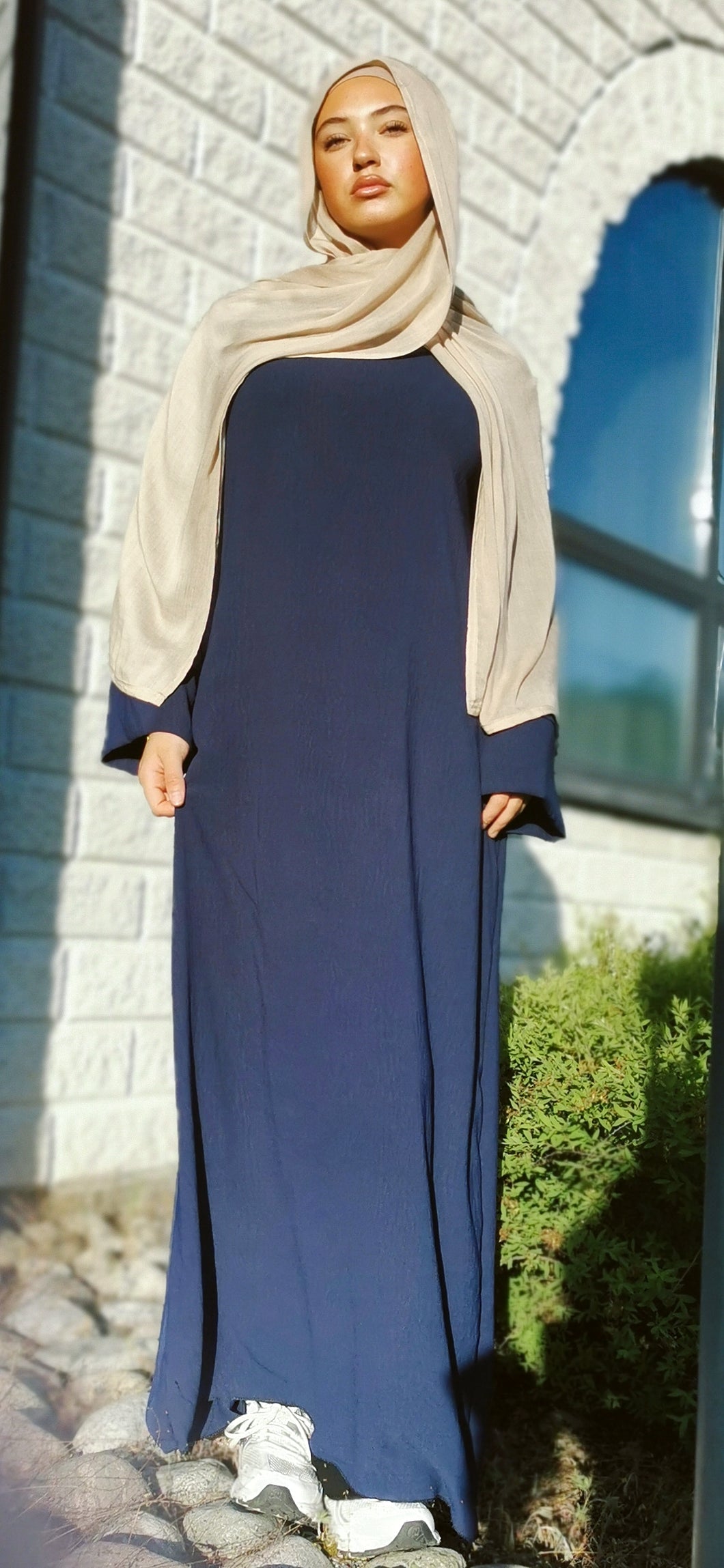 Jazz Abaya-Indigo Ink