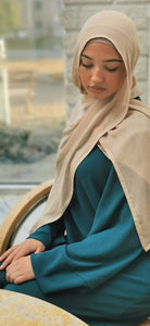 Jazz Abaya-Treasure Teal