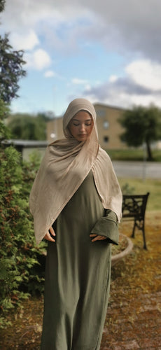 Jazz Abaya Tall-Khaki green