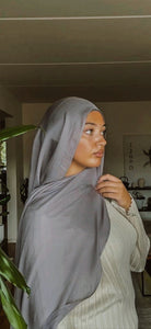 Mästore Bamboo Modal Hijab-Lavender Steel