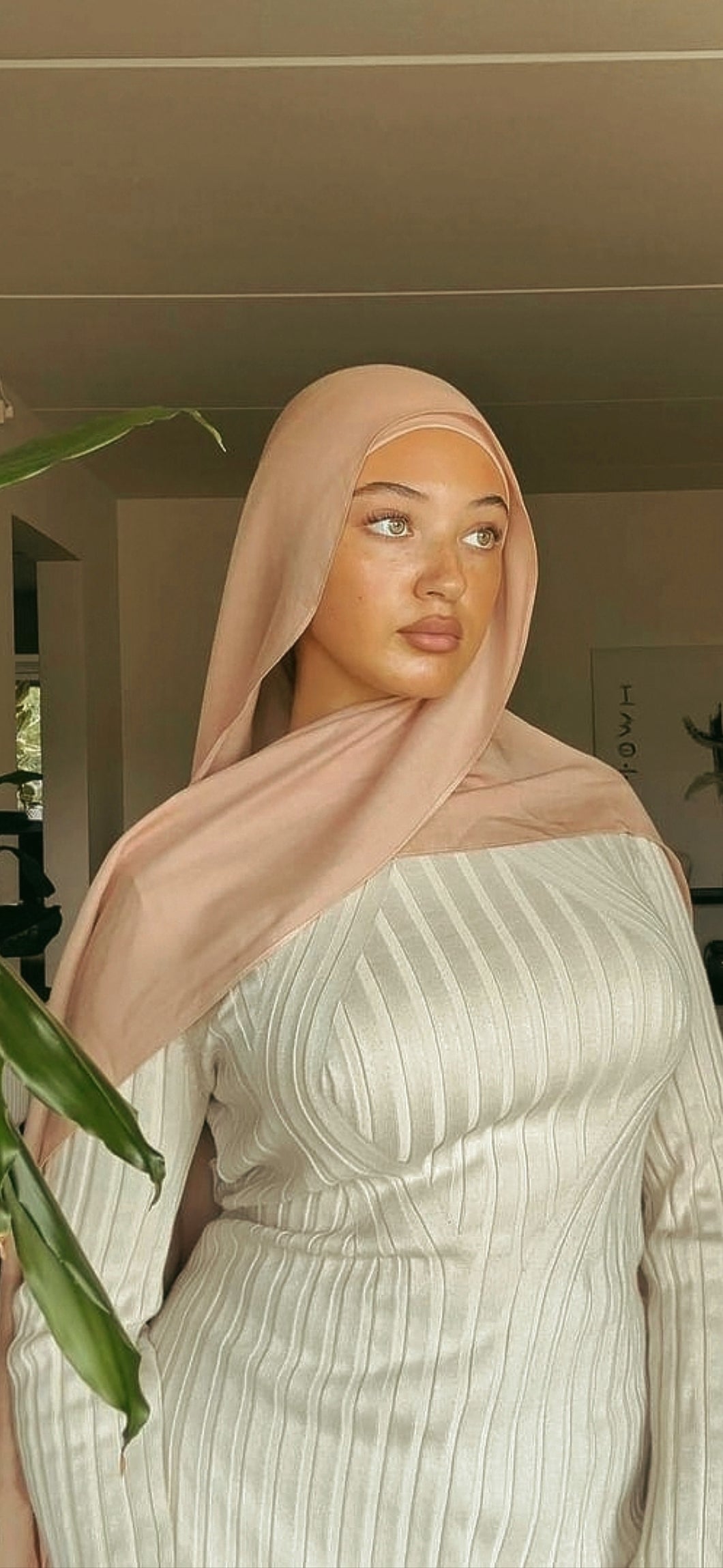 Mästore Bamboo Modal Hijab-Caramel Peach