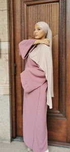 Jazz Abaya XL sleeve-Vintage Rose