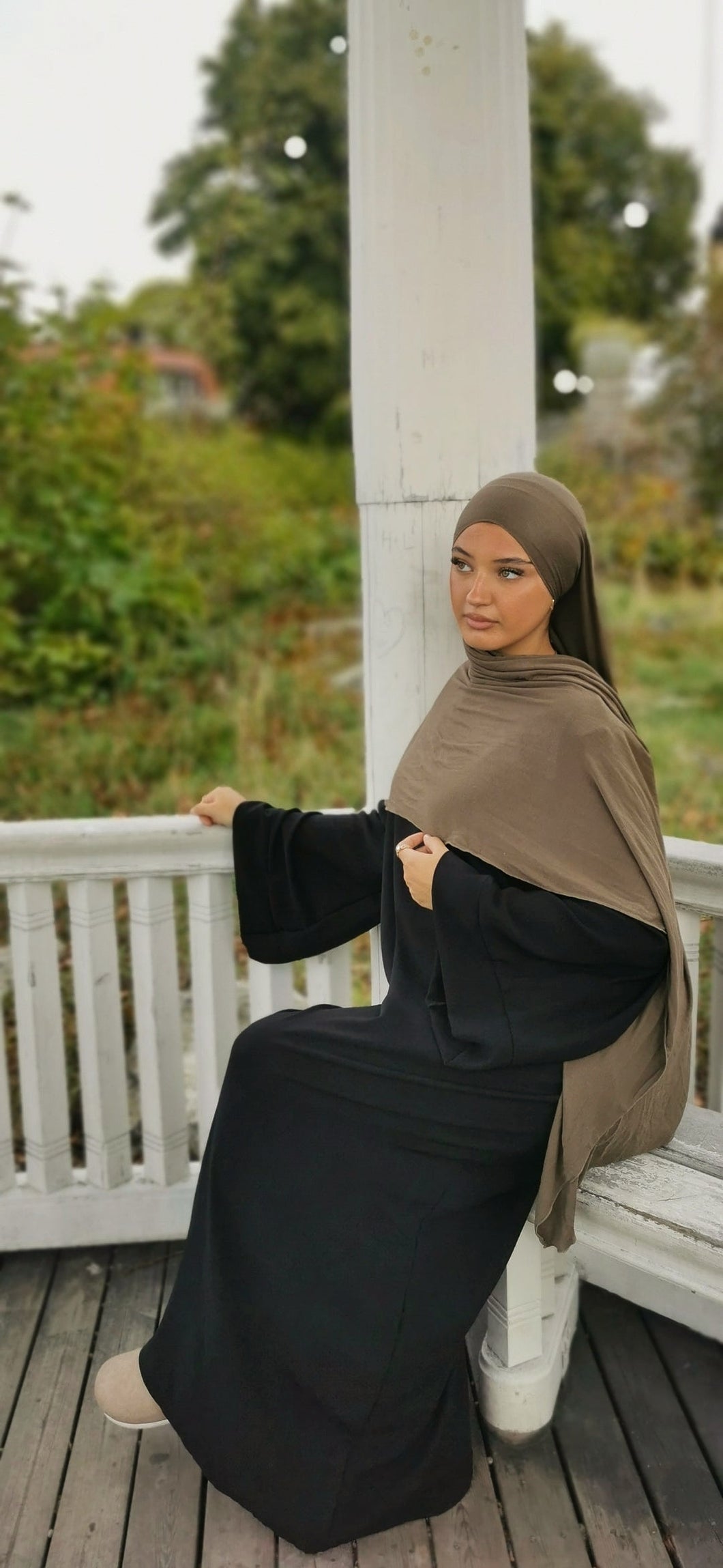 Jazz Abaya XL sleeve-Liquorice