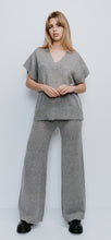 Load image into Gallery viewer, Knit Trousers-Grey Melange by CLP