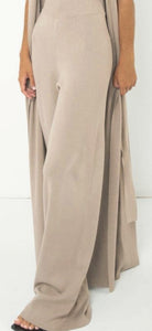 Wide leg knit trousers by CLP