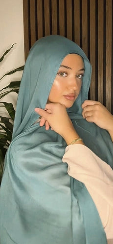 Rayon Modal Hijab-Aquamarine