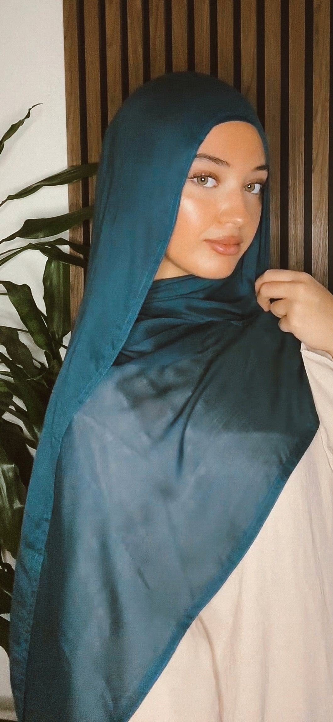 Rayon Modal Hijab-Petrol