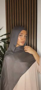 Rayon Modal Hijab-Clay Grey