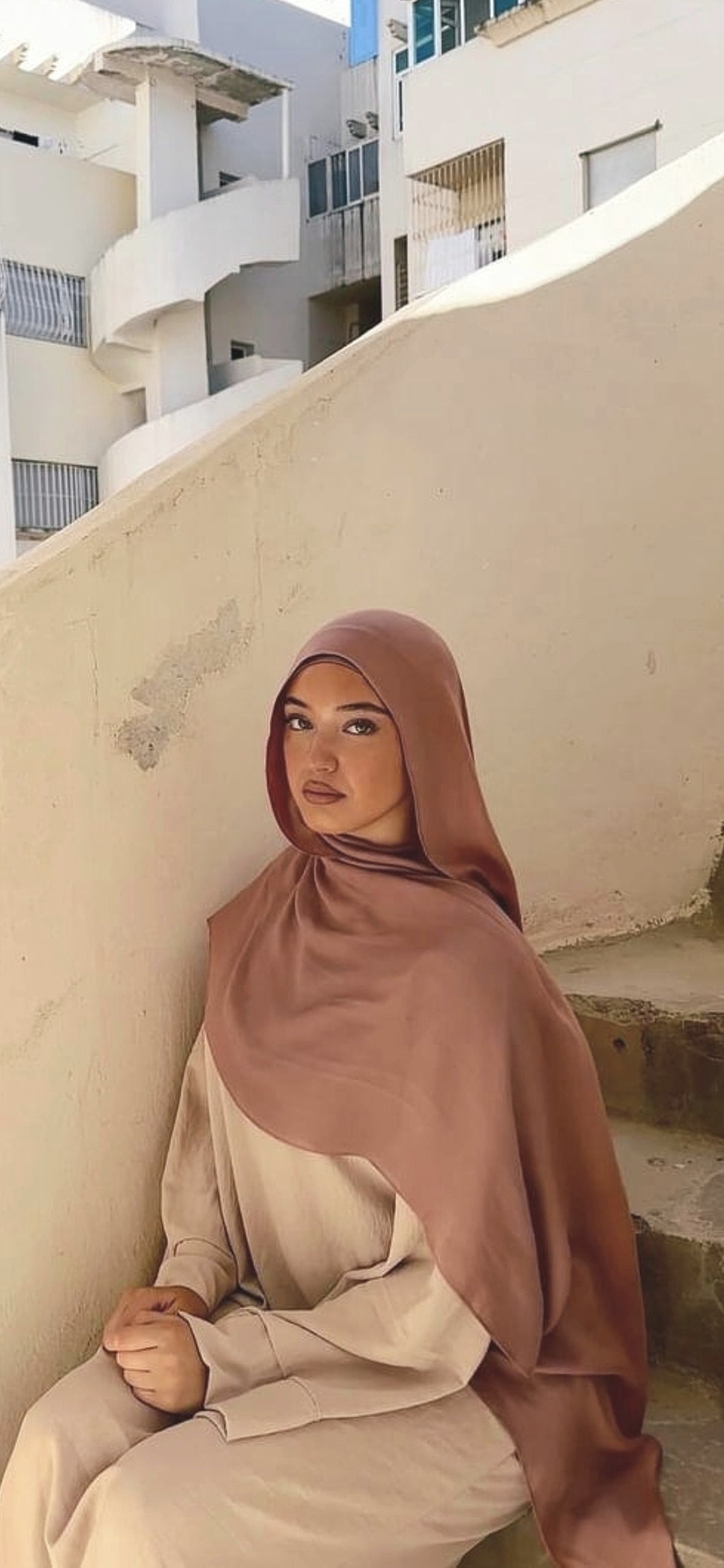 Mästore Bamboo Modal Hijab-Rosy truffle