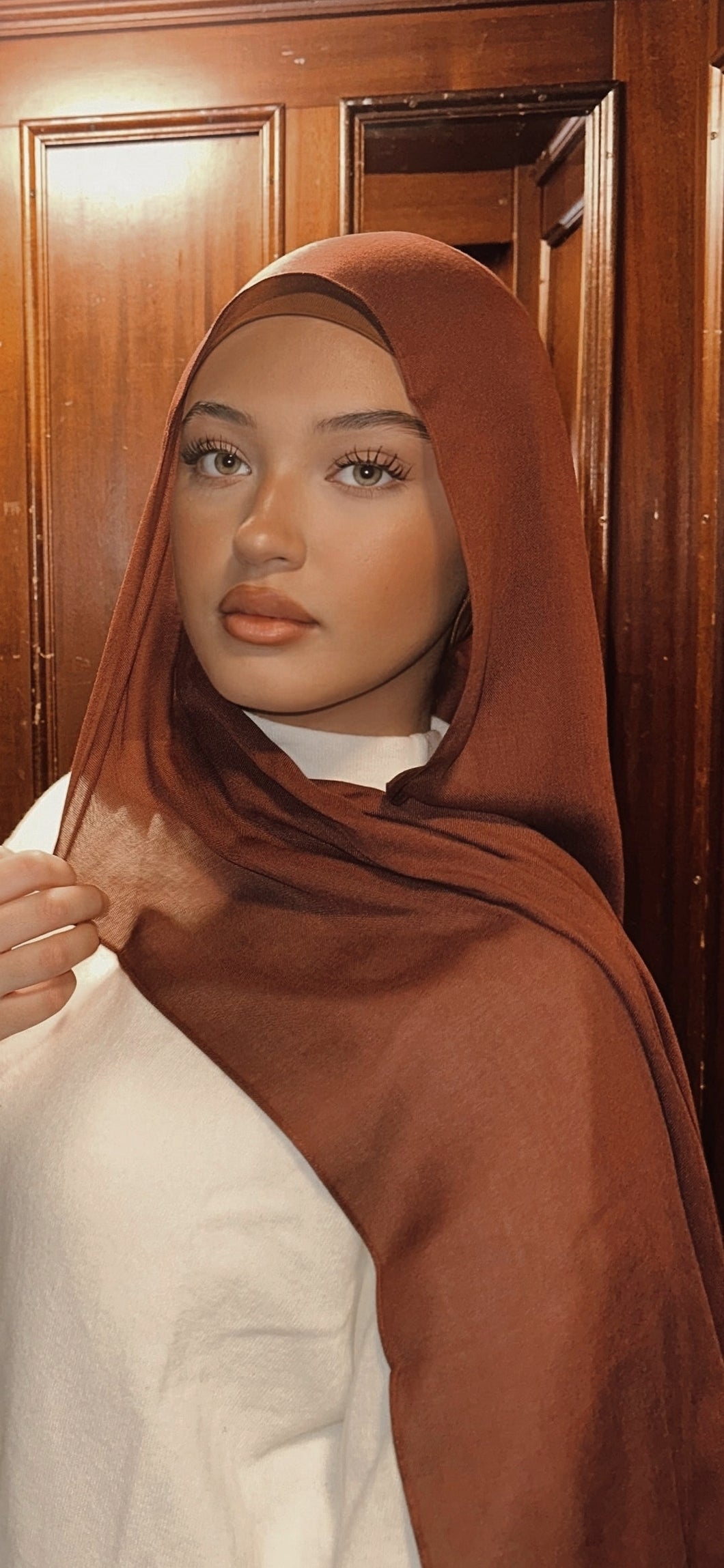 Mästore Bamboo Modal Hijab-Burnt Orange