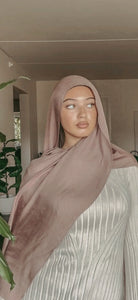 Mästore Bamboo Modal Hijab-Choco Mauve