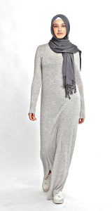 Alawa maxi dress-Heather grey by Mästore