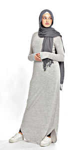 Alawa maxi dress-Heather grey by Mästore