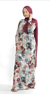 Mästore Tall-Floral viscose dress