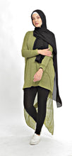 Load image into Gallery viewer, Suave linen tunic-Apple green by Mästore