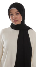 Load image into Gallery viewer, Chiffon hijab-Black