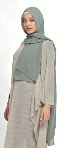 Jazz chiffon hijab-Sage