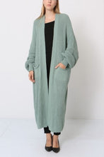 Load image into Gallery viewer, Longline cardigan-Sage