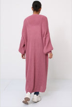 Load image into Gallery viewer, Longline cardigan-Framboise