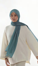 Load image into Gallery viewer, Chiffon hijab-Dusty teal