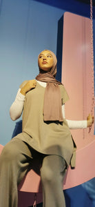 Premium Cotton Jersey Hijab in Macchiato (Light Brown) - House of Mästore